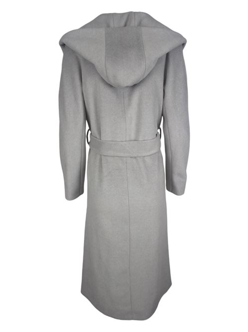 cappotto donna a vestaglia grigio La fille des fleurs | HEATHERgrigio